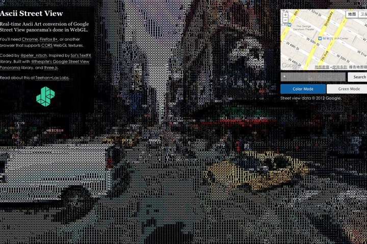 Ascii Street View website preview